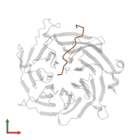 B-cell lymphoma/leukemia 11A in PDB entry 5vtb, assembly 1, front view.