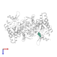 D-MANNITOL in PDB entry 5vuo, assembly 1, top view.