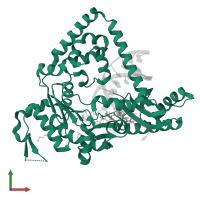 DNA polymerase kappa in PDB entry 5w2c, assembly 1, front view.