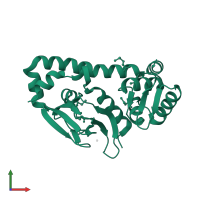 HTH-type transcriptional regulator Cmr in PDB entry 5w5b, assembly 1, front view.