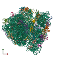 PDB entry 5we4 coloured by chain, front view.