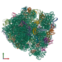 PDB entry 5we6 coloured by chain, front view.