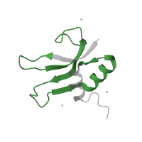 The deposited structure of PDB entry 5wnu contains 1 copy of Pfam domain PF00886 (Ribosomal protein S16) in Small ribosomal subunit protein bS16. Showing 1 copy in chain P.