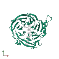 Polycomb protein EED in PDB entry 5wuk, assembly 1, front view.