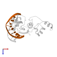 GCC-box motif in PDB entry 5wx9, assembly 1, top view.