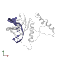 GCC-box motif in PDB entry 5wx9, assembly 1, front view.