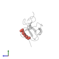 Modified residue ALY in PDB entry 5wxg, assembly 1, side view.