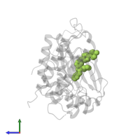 9-cyclopentyl-N2-[4-(4-methylpiperazin-1-yl)phenyl]-N8-phenyl-purine-2,8-diamine in PDB entry 5x27, assembly 1, side view.