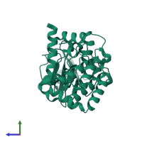 Mitogen-activated protein kinase kinase kinase 20 in PDB entry 5x5o, assembly 1, side view.