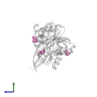 GLYCEROL in PDB entry 5xd4, assembly 1, side view.