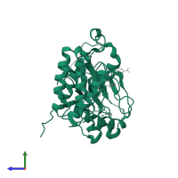 Epidermal growth factor receptor in PDB entry 5xdl, assembly 1, side view.