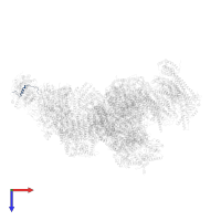 NADH dehydrogenase [ubiquinone] flavoprotein 3, mitochondrial in PDB entry 5xth, assembly 1, top view.