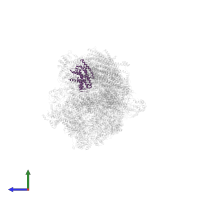 NADH-ubiquinone oxidoreductase chain 1 in PDB entry 5xth, assembly 1, side view.