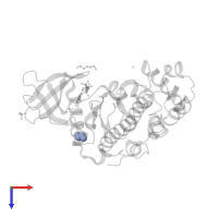 1,2-ETHANEDIOL in PDB entry 5xvu, assembly 3, top view.
