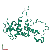 S-phase kinase-associated protein 1 in PDB entry 5xyl, assembly 1, front view.