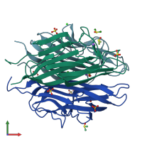 3D model of 5ybz from PDBe