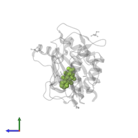 1-amino-4-hydroxy-9,10-dioxo-9,10-dihydroanthracene-2-carboxylic acid in PDB entry 5yv8, assembly 1, side view.