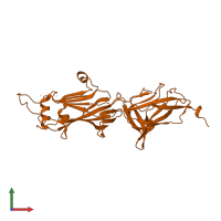 Pilus assembly protein in PDB entry 5yxg, assembly 2, front view.