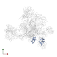 Pre-mRNA-splicing factor CWC22 homolog in PDB entry 5yzg, assembly 1, front view.