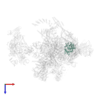 Eukaryotic initiation factor 4A-III in PDB entry 5yzg, assembly 1, top view.