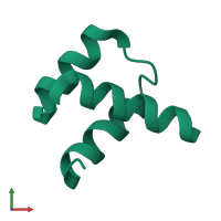 PDB entry 5z2s coloured by chain, front view.