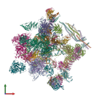 PDB entry 5z56 coloured by chain, front view.