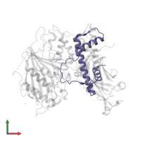 Histone H3 in PDB entry 5zbb, assembly 1, front view.