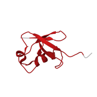 The deposited structure of PDB entry 5zd0 contains 1 copy of Pfam domain PF00240 (Ubiquitin family) in Ubiquitin. Showing 1 copy in chain A.
