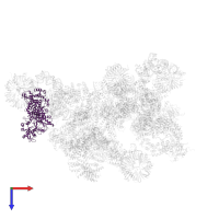 Pre-mRNA-splicing factor SNU114 in PDB entry 5zwo, assembly 1, top view.