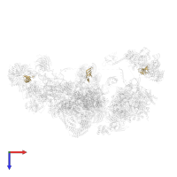 Small nuclear ribonucleoprotein Sm D3 in PDB entry 6ahd, assembly 1, top view.