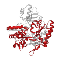 The deposited structure of PDB entry 6anv contains 2 copies of Pfam domain PF01547 (Bacterial extracellular solute-binding protein) in Maltose/maltodextrin-binding periplasmic protein. Showing 1 copy in chain A.