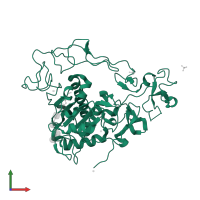 Disintegrin and metalloproteinase domain-containing protein 10 in PDB entry 6be6, assembly 3, front view.