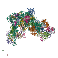 PDB entry 6c0f coloured by chain, front view.