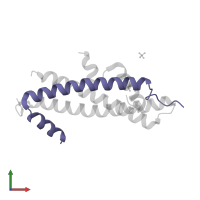 Protein lin-52 homolog in PDB entry 6c48, assembly 1, front view.