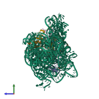 PDB entry 6c4h coloured by chain, side view.