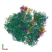 PDB entry 6c4i coloured by chain, front view.