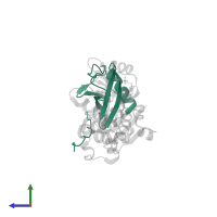 Elongin-B in PDB entry 6c5x, assembly 1, side view.