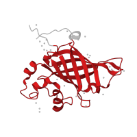 The deposited structure of PDB entry 6ccr contains 1 copy of Pfam domain PF09783 (Vacuolar import and degradation protein) in Glucose-induced degradation protein 4 homolog. Showing 1 copy in chain A.