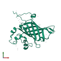 Glucose-induced degradation protein 4 homolog in PDB entry 6ccr, assembly 1, front view.