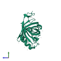 Glucose-induced degradation protein 4 homolog in PDB entry 6ccr, assembly 1, side view.