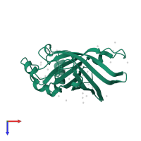 Glucose-induced degradation protein 4 homolog in PDB entry 6ccr, assembly 1, top view.