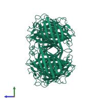 Azami-Green in PDB entry 6ciu, assembly 1, side view.