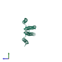 Protein AF-10 in PDB entry 6ckn, assembly 1, side view.