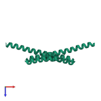 Protein AF-10 in PDB entry 6ckn, assembly 1, top view.