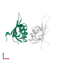 Endothelial PAS domain-containing protein 1 in PDB entry 6czw, assembly 1, front view.