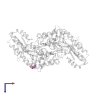 DI(HYDROXYETHYL)ETHER in PDB entry 6czx, assembly 2, top view.