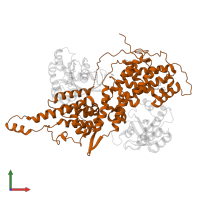 Son of sevenless homolog 1 in PDB entry 6d5j, assembly 1, front view.