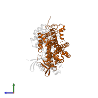 Son of sevenless homolog 1 in PDB entry 6d5l, assembly 1, side view.