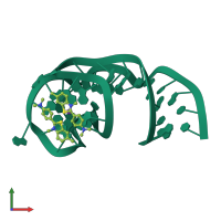 PDB entry 6e81 coloured by chain, front view.
