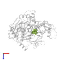 ADENOSINE MONOPHOSPHATE in PDB entry 6e8o, assembly 1, top view.